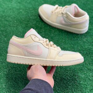 Nike Jordan 1 Low SE Seersucker Womens Casual Shoes FQ1925-100 VNDS Sz 10
